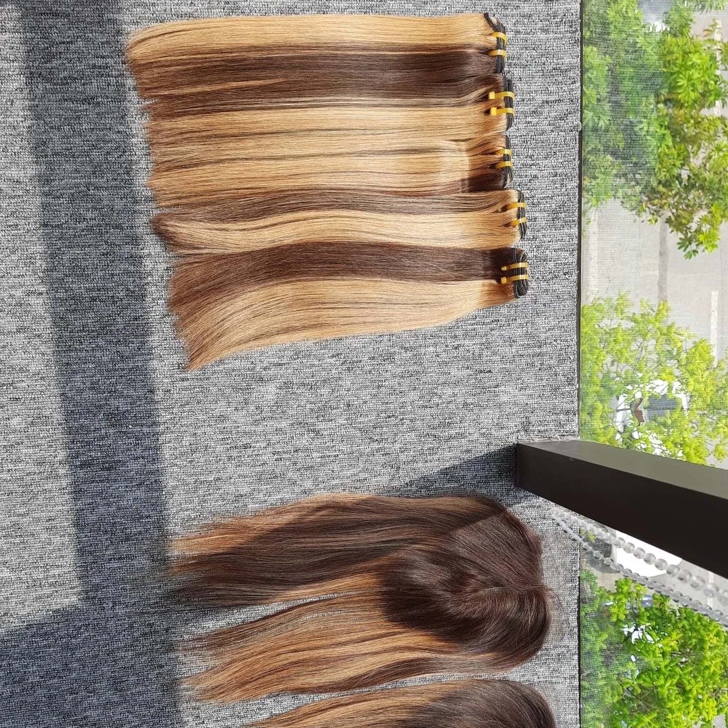 Top Quality No Tangle Customized Color Straight Beauty Products For Women Vietnamese Raw Hair Natural Hair 