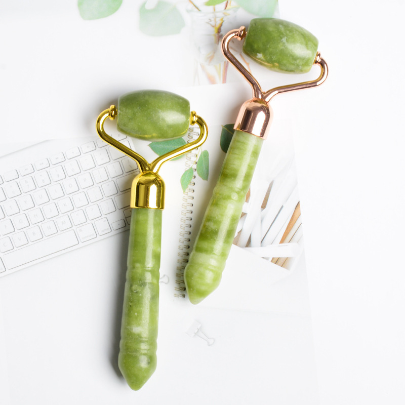 Beauty Products For Women New Products Anti-aging Jade Guasha Rose Quartz Roller Factory Direct Sell Beauty Jade Roller For Face 