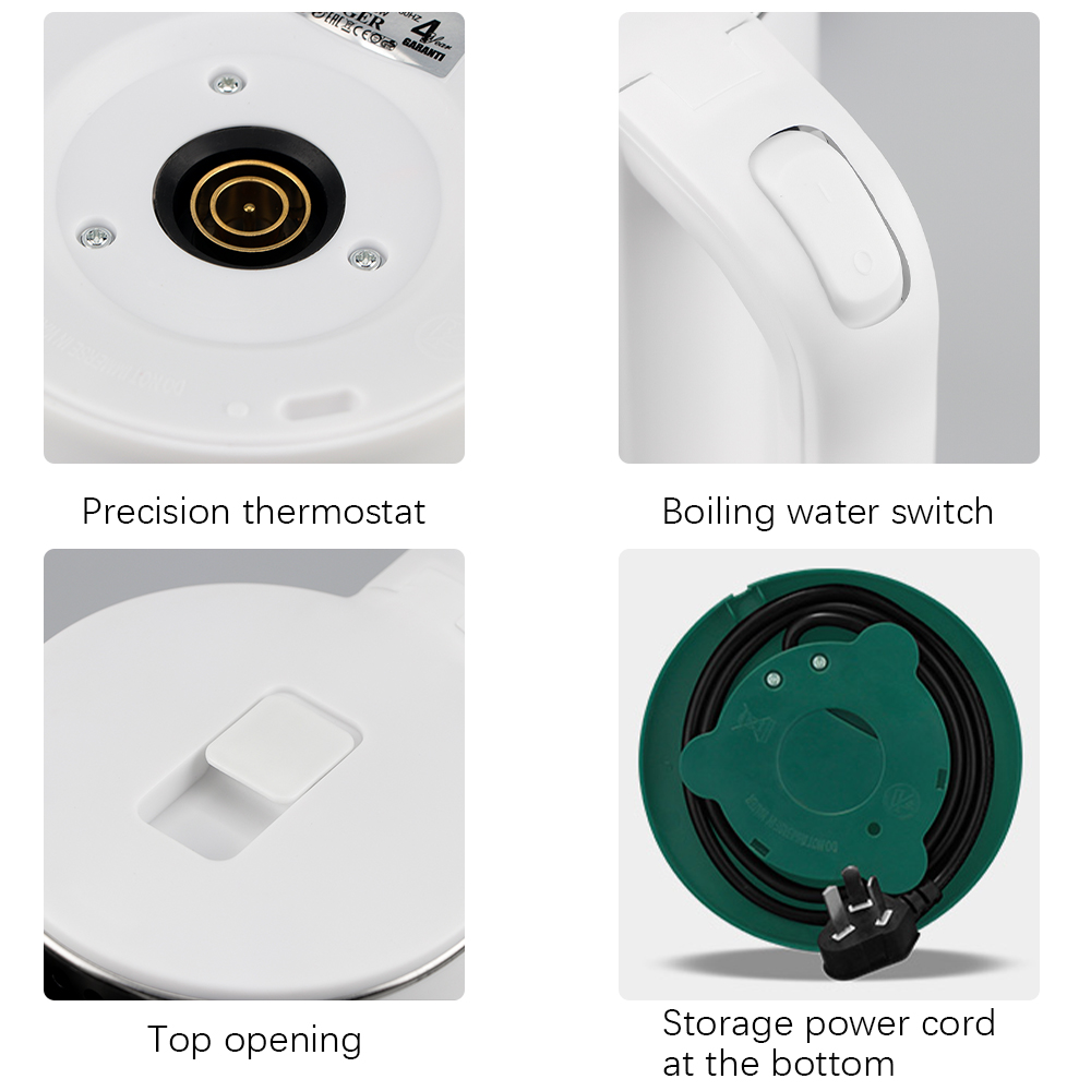 2022 Popular Double Wall 2l Jug Kettle Electric Pot Water Boiler Kettle Electric Kettle For Home 