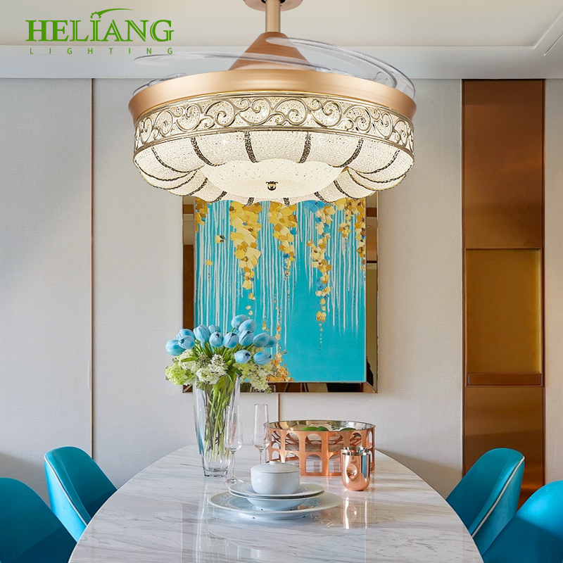 Home Appliances Abs Blades Dc Bldc Remote Control Invisible Ceiling Fan Lamp Manufacturers Sell Like Hot Cakes 