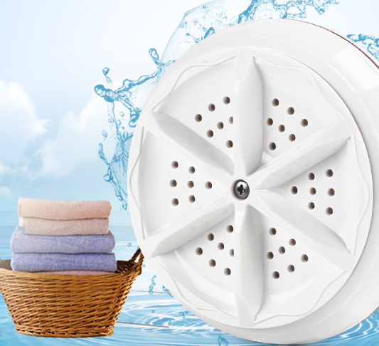 Mini Clothes Lazy Washing Machine Ultrasonic Turbine Washing Machine Usb Laundry Cleaner Home Travel 