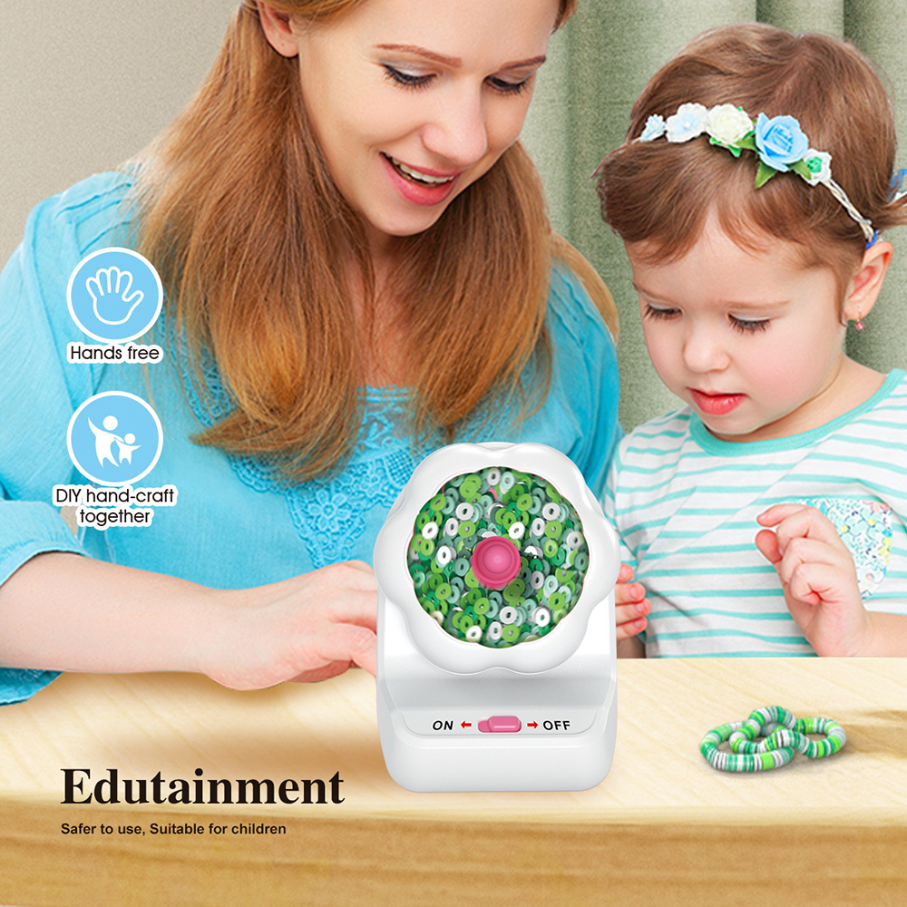 Automatic Rotating Electric Clay Beads Spinner For Jewelry Bracelet Making Tools With Usb Charger 