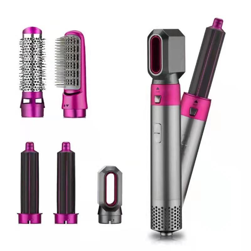 2022 Brush Hair Straightener Hair Curling Iron Fast Heating Electric Hair Dryer Set For Home Hotel Travel 