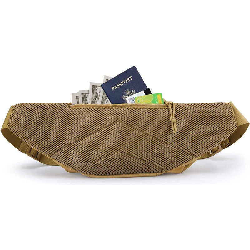 Outdoor Hiking Waist Pack Tactical Waist Bag Running Sports Function Riding Bag Multi-function Tool One-shoulder Waist Bag 