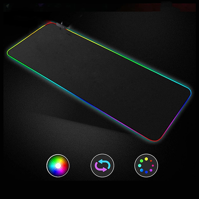 Custom Print Large Led Rgb Mouse Pad Computer Accessories Gaming Mouse Mat Led Gamer Computer Desk Mat 