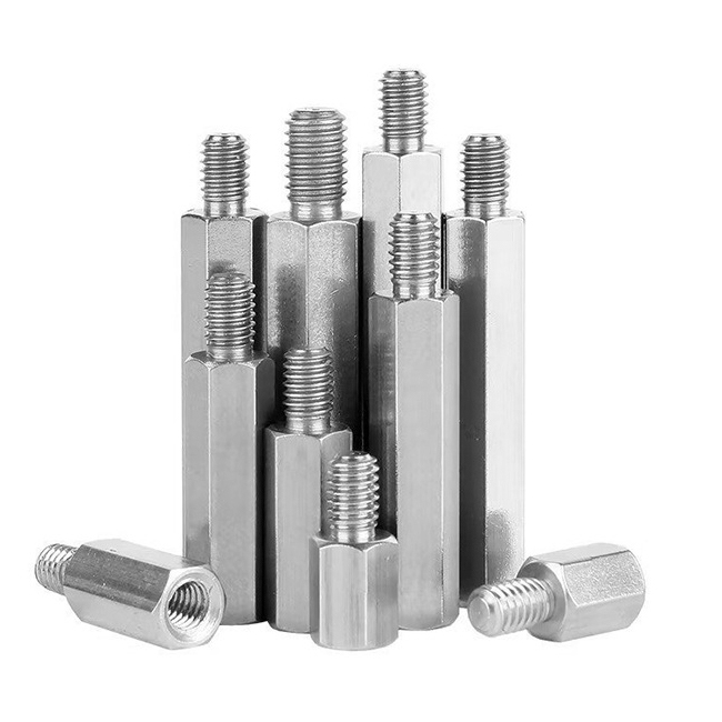 Stainless Steel Hexagon Screw Column M3*15+6 / Computer Metal Hardware And Accessories --hexagon Screw Column / Customizable 