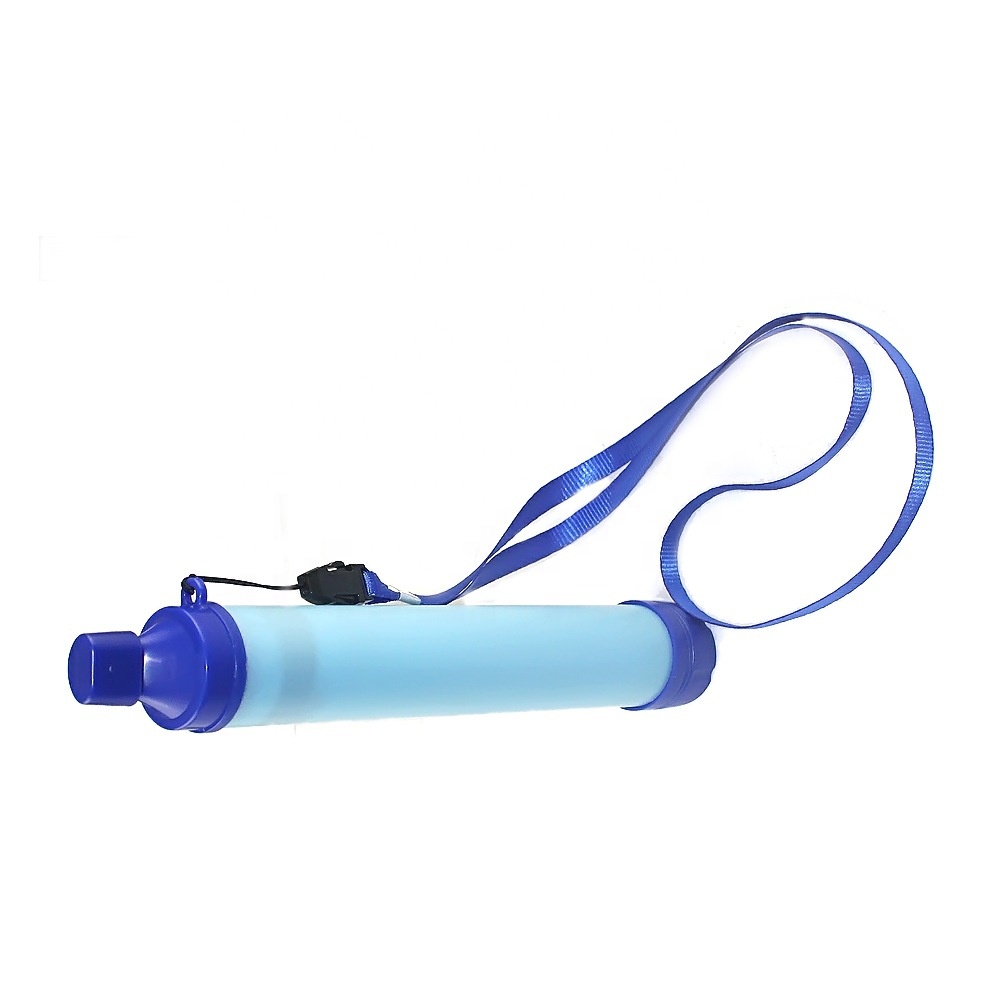 Outdoor Survival Bottle Water Filtration System Drinking Personal Water Filter Life Water Filter Straw For Camping Hiking 