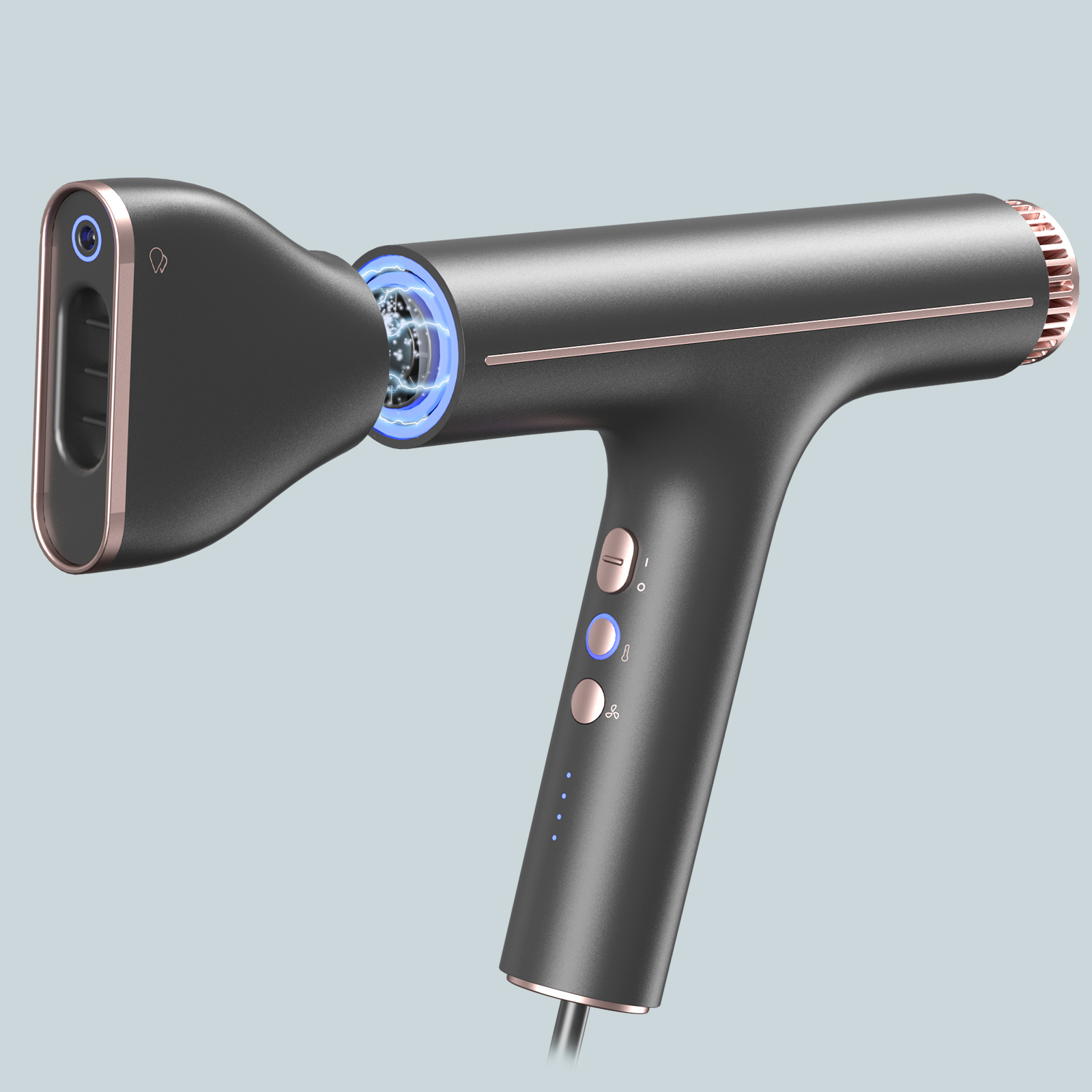Moosoo Professional 3d Fashion Design Dc Motor Magic Automatic Hair Dryer Home Appliance Hair Dryer 