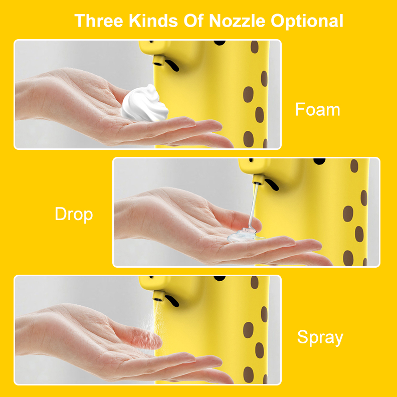 Child Like Cartoon Foam Soap Dispenser Home Appliance Automatic Foam Soap Dispenser 