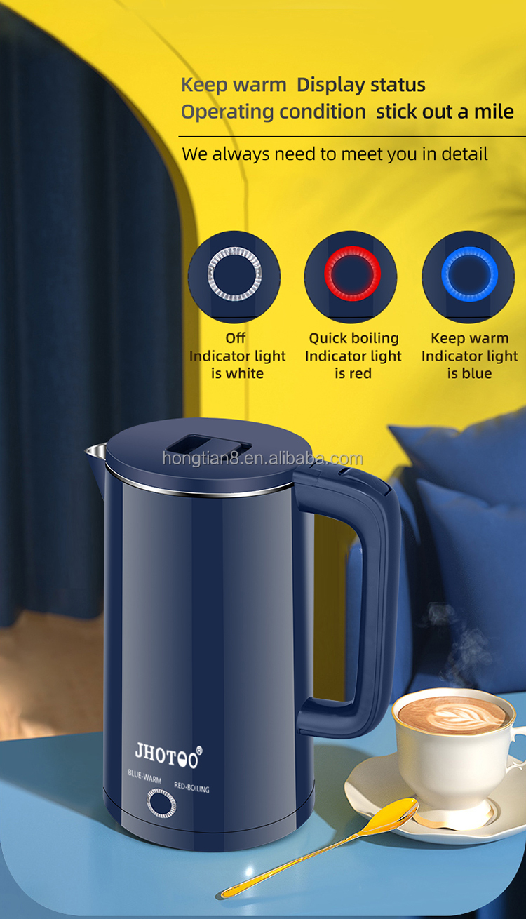 Home Appliances Multifunctional Large Capacity Boil Dry Protection For Kitchen Hotel 2023 Hot Selling 2.5l Electric Kettle 