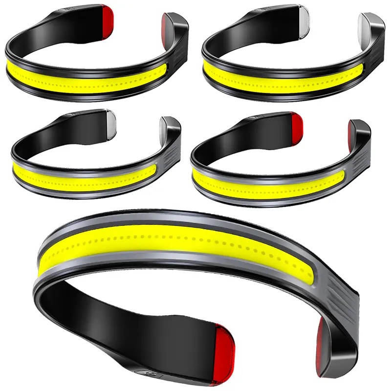 Portable Rechargeable Head Lamp Xpe Cob Outdoor Running Climbing Working Waterproof Sensor Led Headlight Headlamp 