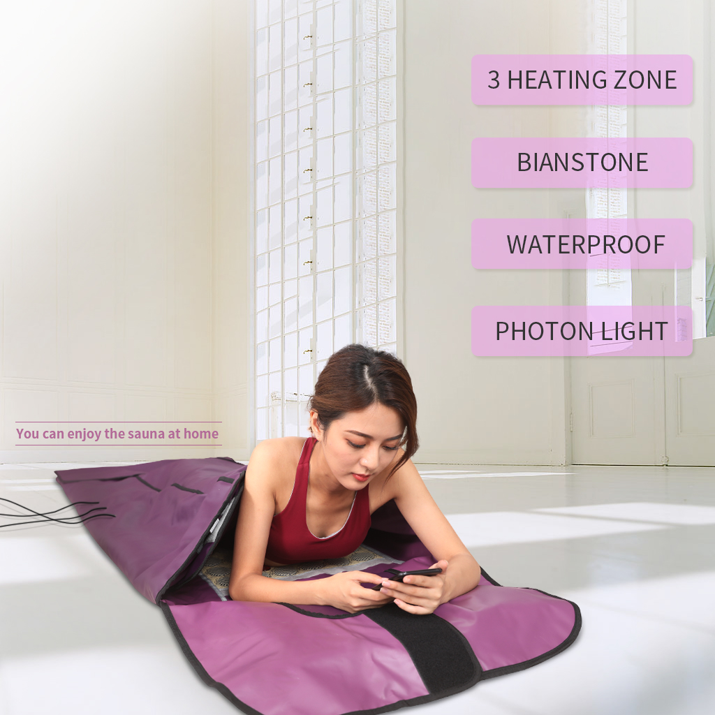 Hot Sale Oem/odm High Quality Thermal Beauty Product 3 Zones Red Light Slimming Infrared Sauna Blanket For Usa 