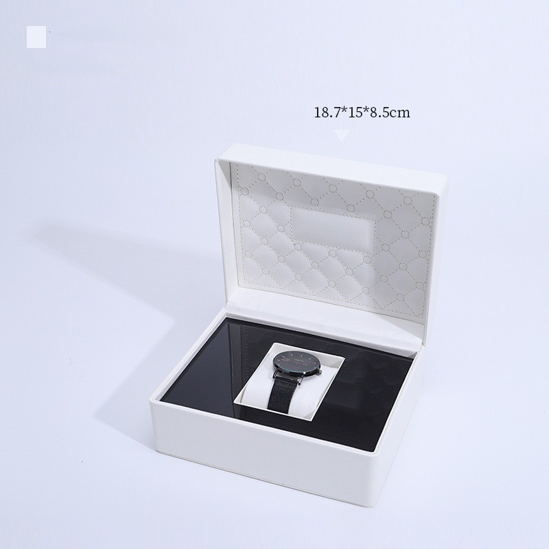 New Design Leather Jewelry Single Watch Package Show Storage Box 