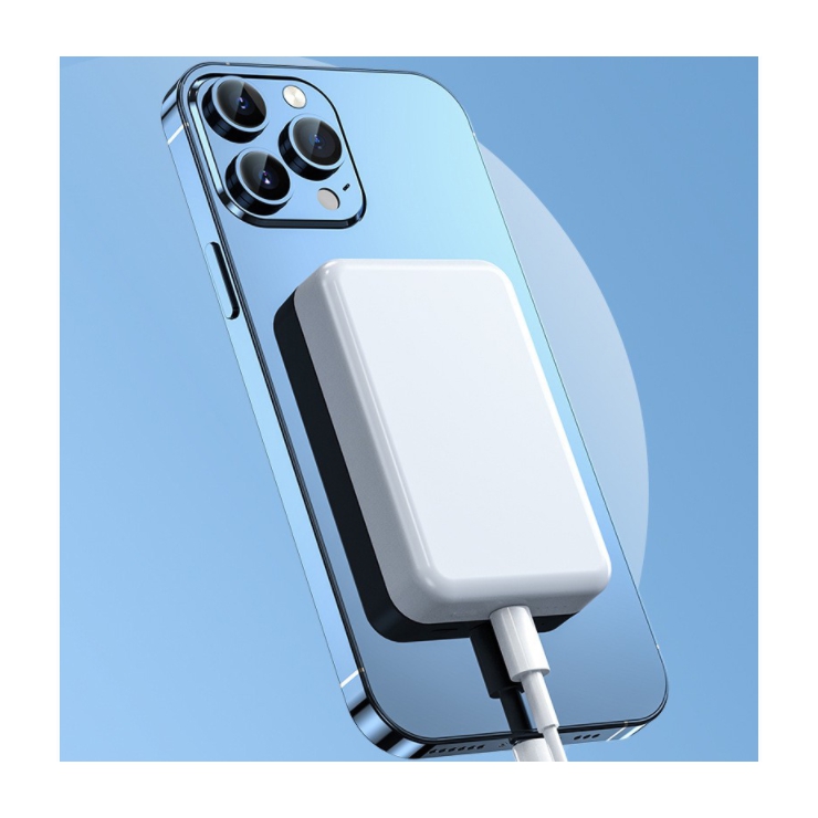 Classic Powerbank Mini Portable Type-c Power Bank,Magnetic Powerbank 5000mah Wireless Charger Power Bank For Iphone 