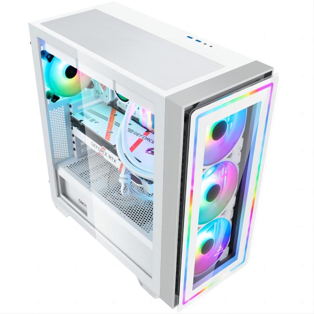 I3 12100 I5 12400 B660m 16g Ddr4 M.2 Rx580 Gaming Pc Computer With Rgb Desktops Prebuilt Accessories Wholesale Build Desktop Pc 