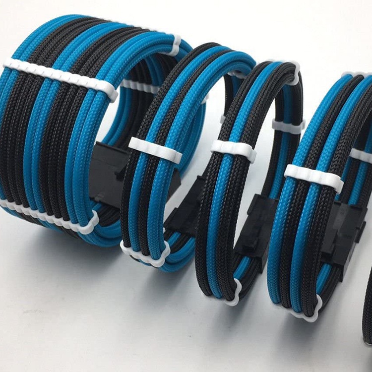 Uphere Pc Case Cable Comb 24 Pieces Set Computer Accessories Compatible 6pin 4+4pin 24pin Cable Combs 