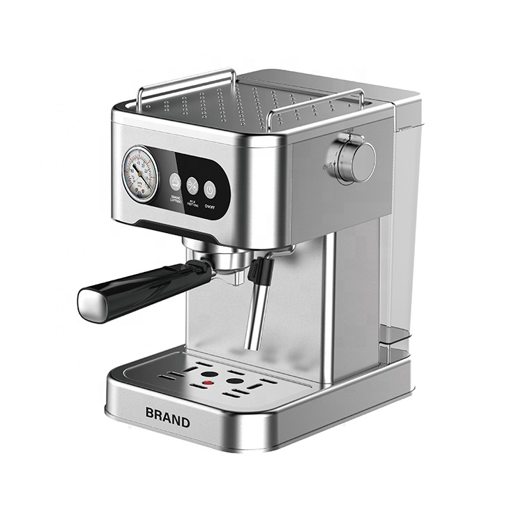Hotel Home Electric Coffee Maker Full Stainless Steel Italian Espresso Coffee Machine 