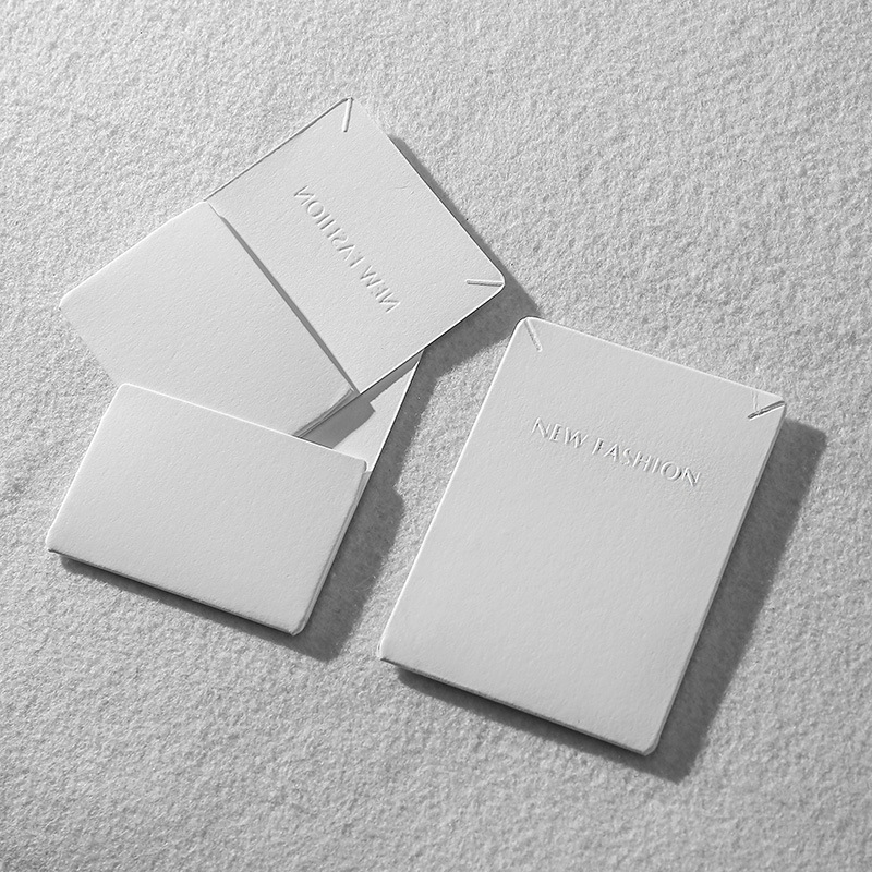 100pcs 350gsm Jewelry Cards Necklace Display Card With Bags Self-seal Bags Art Paper Tags For Diy Jewelry Packaging 