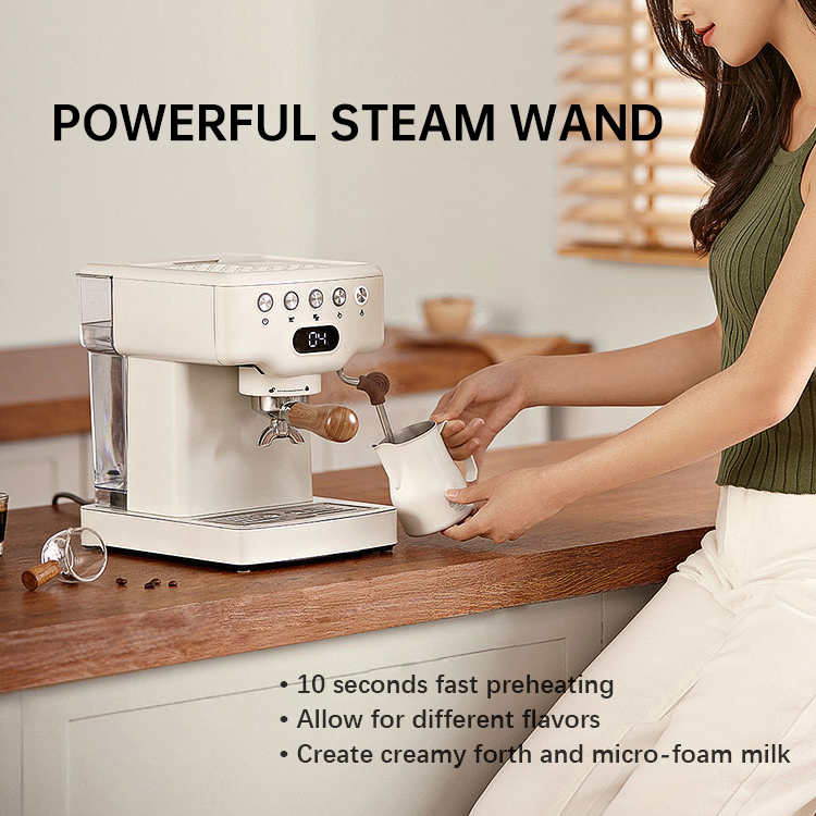 Home Appliance Espresso Coffee Maker Machine Makers Cappuccino Machine With Brewer 