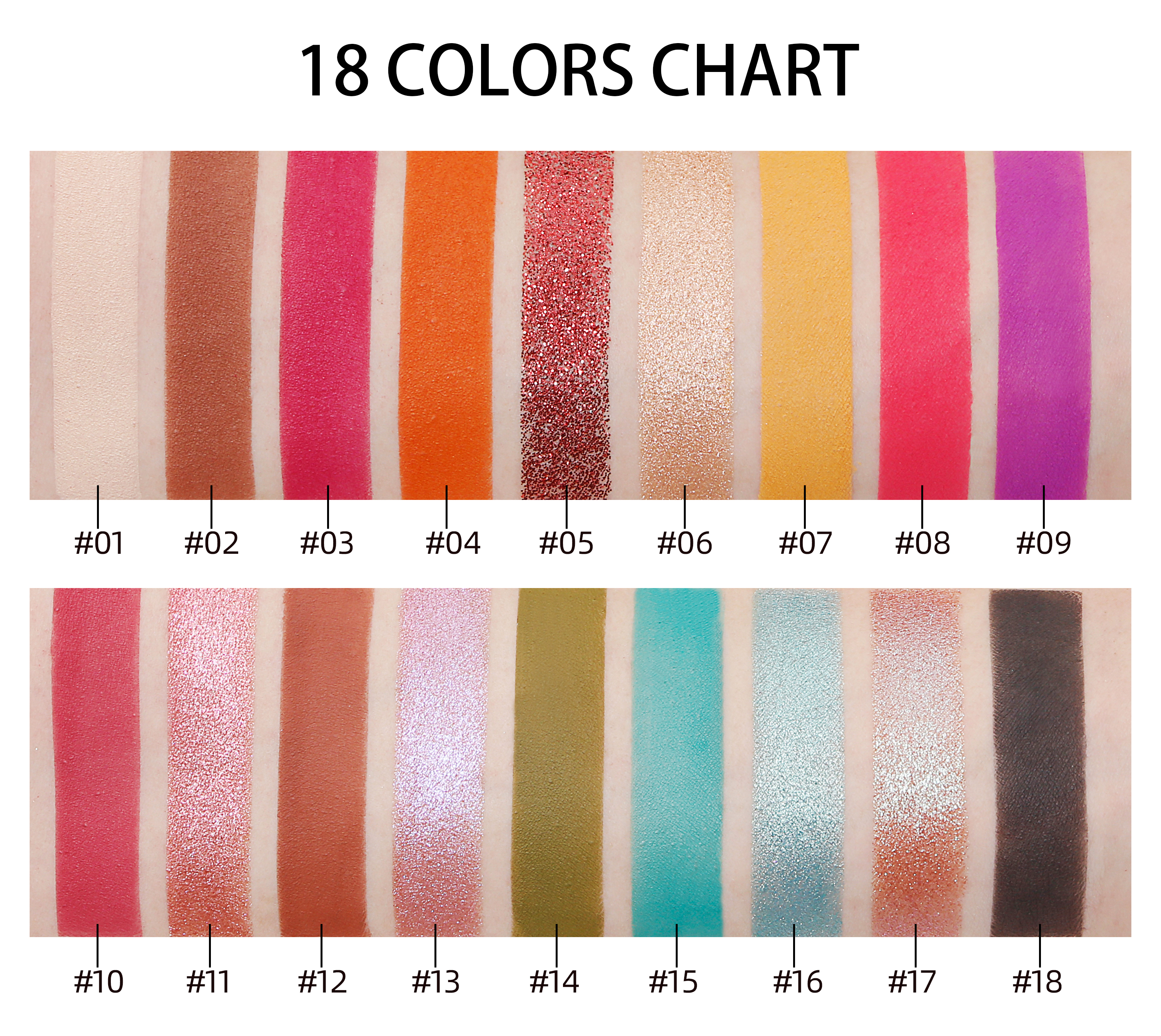 Wholesale High Quality Custom Logo 12 Color Beauty Products For Women Own Brand Makeup Eyeshadow 