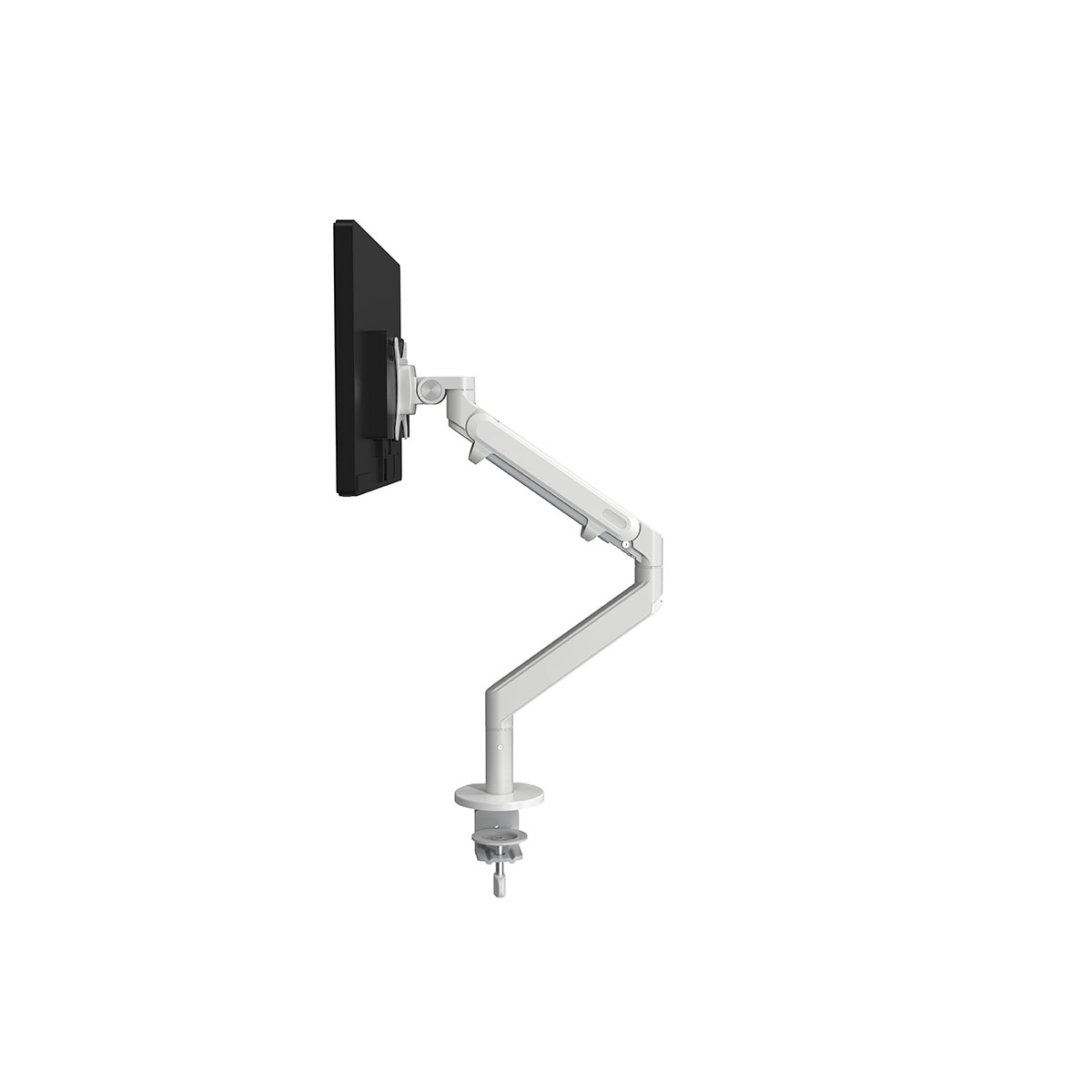 Sliver Multifunctional Desktop Lcd Universal Rotating Telescopic Single Computer Monitor Arm 