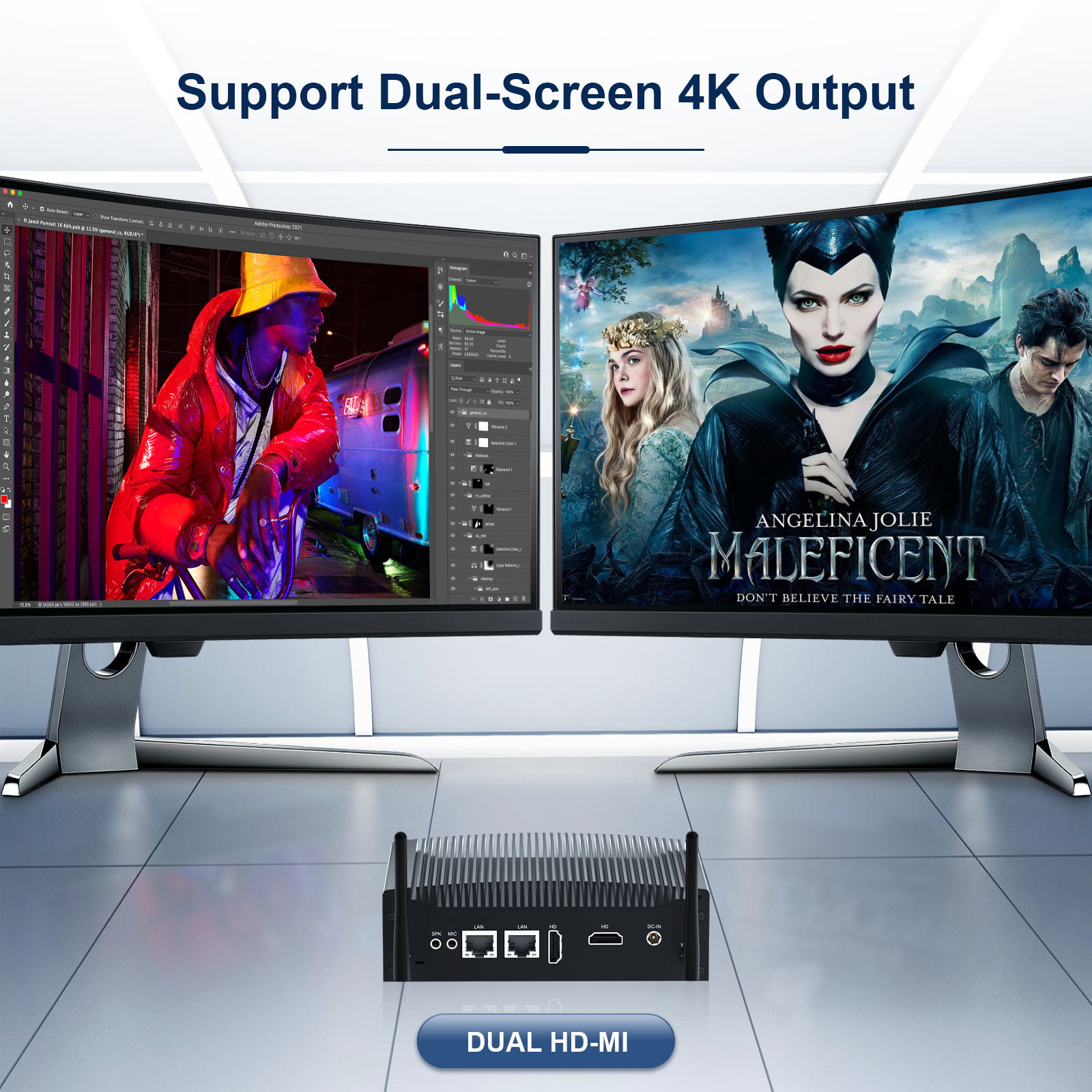 Explosive Style Mini Pc 7300u 8260u Fanless Panel Pc Rj45 Lan 2 Com Industrial Ip65dustproof Computer Hardware Software Desktop 