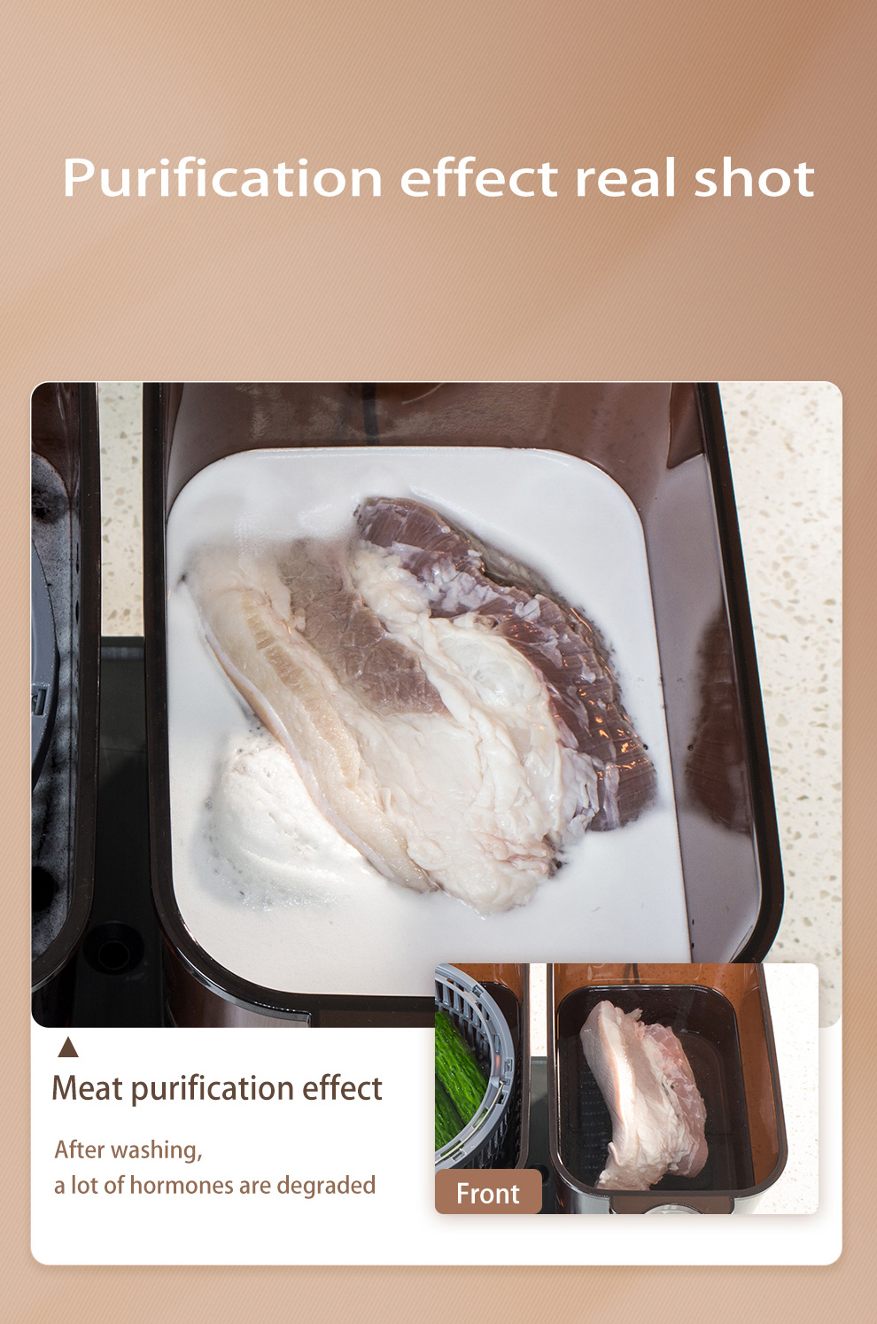 Newest Vegetable Purifier Remove Pesticide Residues Home Appliances Fruits And Vegetable Cleaner Foe Home 