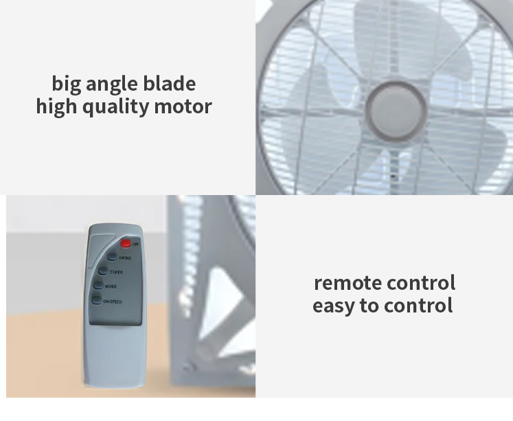 Home Appliances Shami Oem 600x600 Electric Fan 14 Inch White Color Ceiling Box Fan With Remote Control 