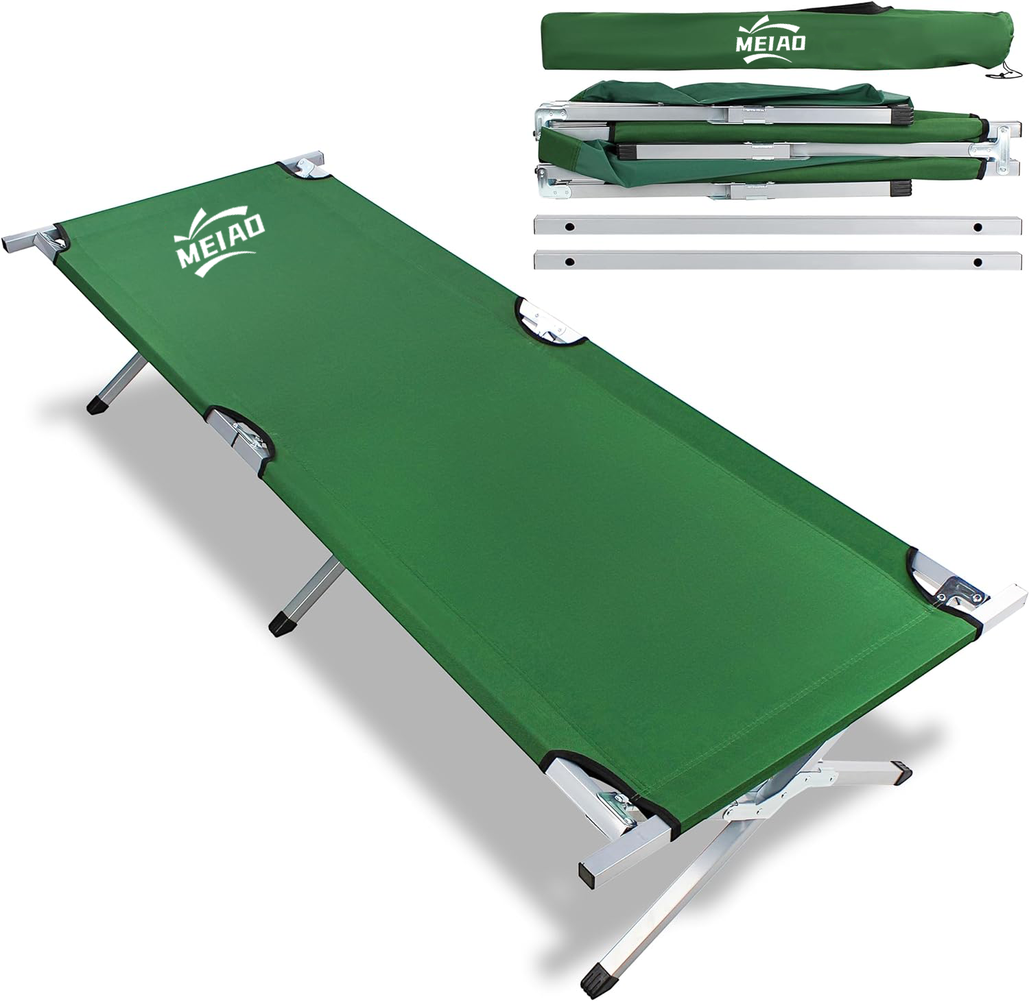 Camping Cot Folding Cot Sleeping Bed Adjustable Foldable Portable Single Outdoor Camping Bed 