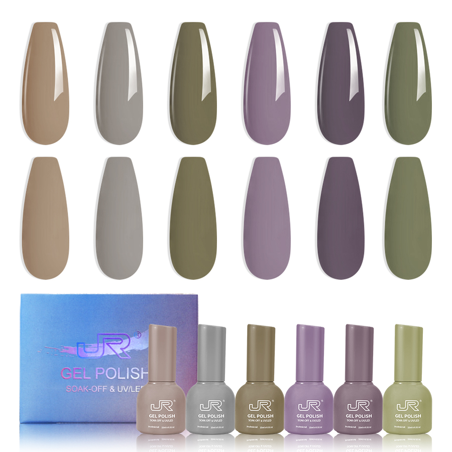 Beauty Products For Women 120 Colors Jr Nail Polish Private Label Uv Gel 15ml Soak Off Gel Polish Kit Nails Supplies Salon 