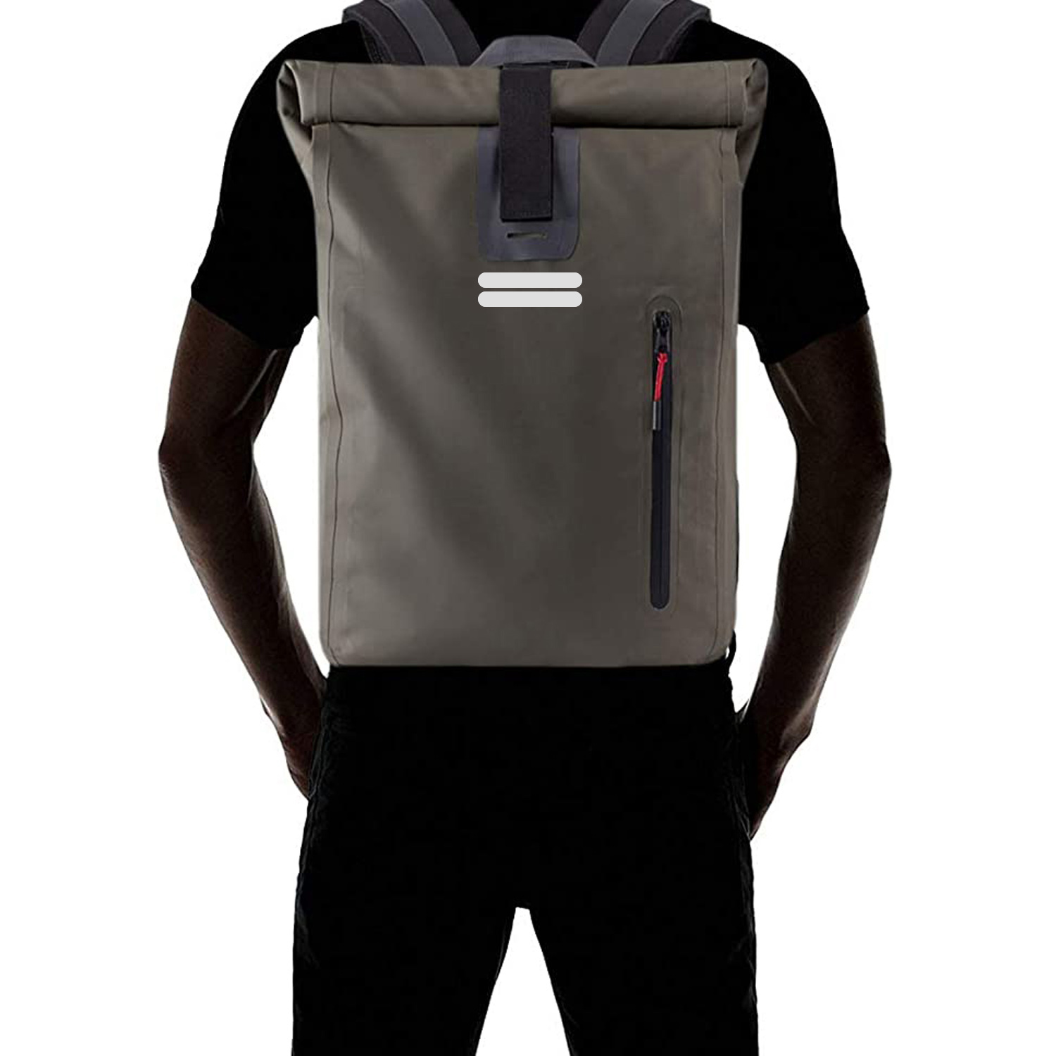 Outdoor Waterproof 35l Dry Backpack Heavy Duty Lightweight Water Sports Front Zippered Pocket Dry Bag 