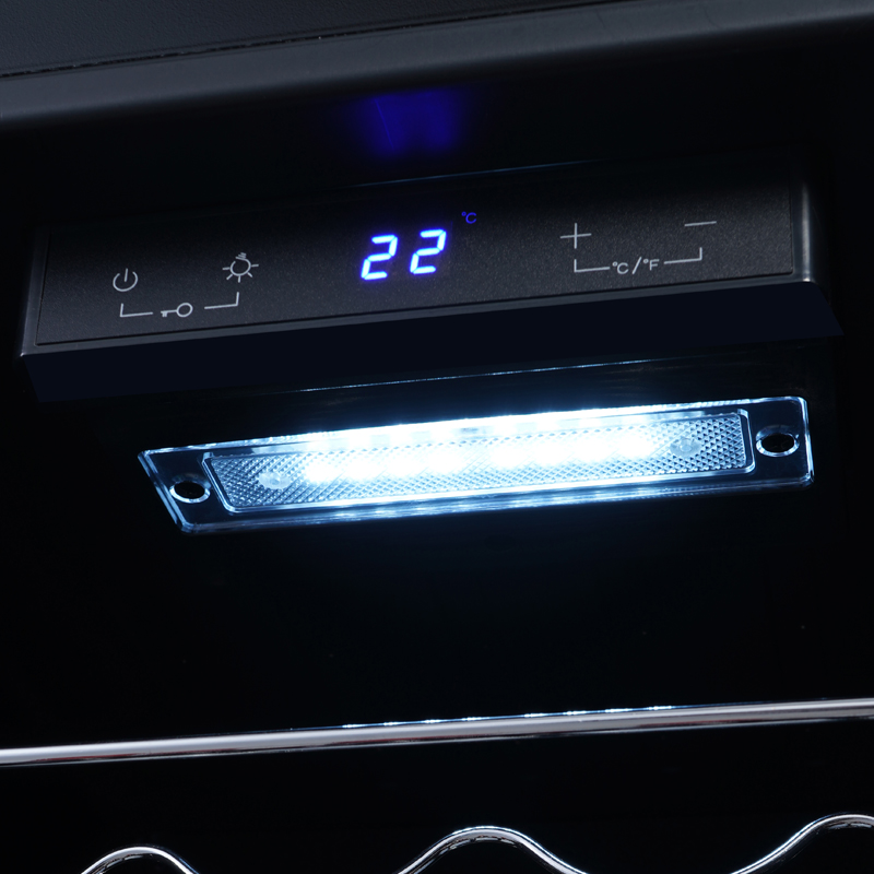 28 Bottles Low Noise Smart Home Appliances Wine Cooler 