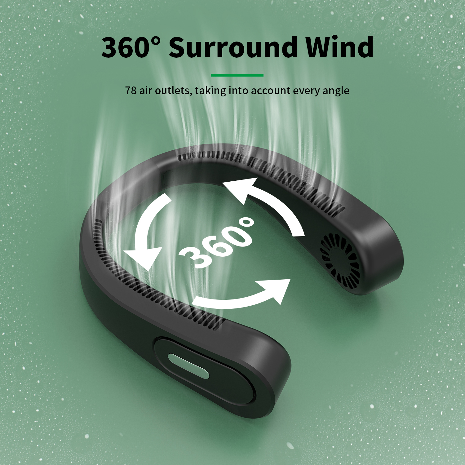 Mini Led Ceiling Fans Home Appliances Kitchen For Office Home Electric Lazy Neck Lash Fan 360 Rotating Fan Out Doors And School 