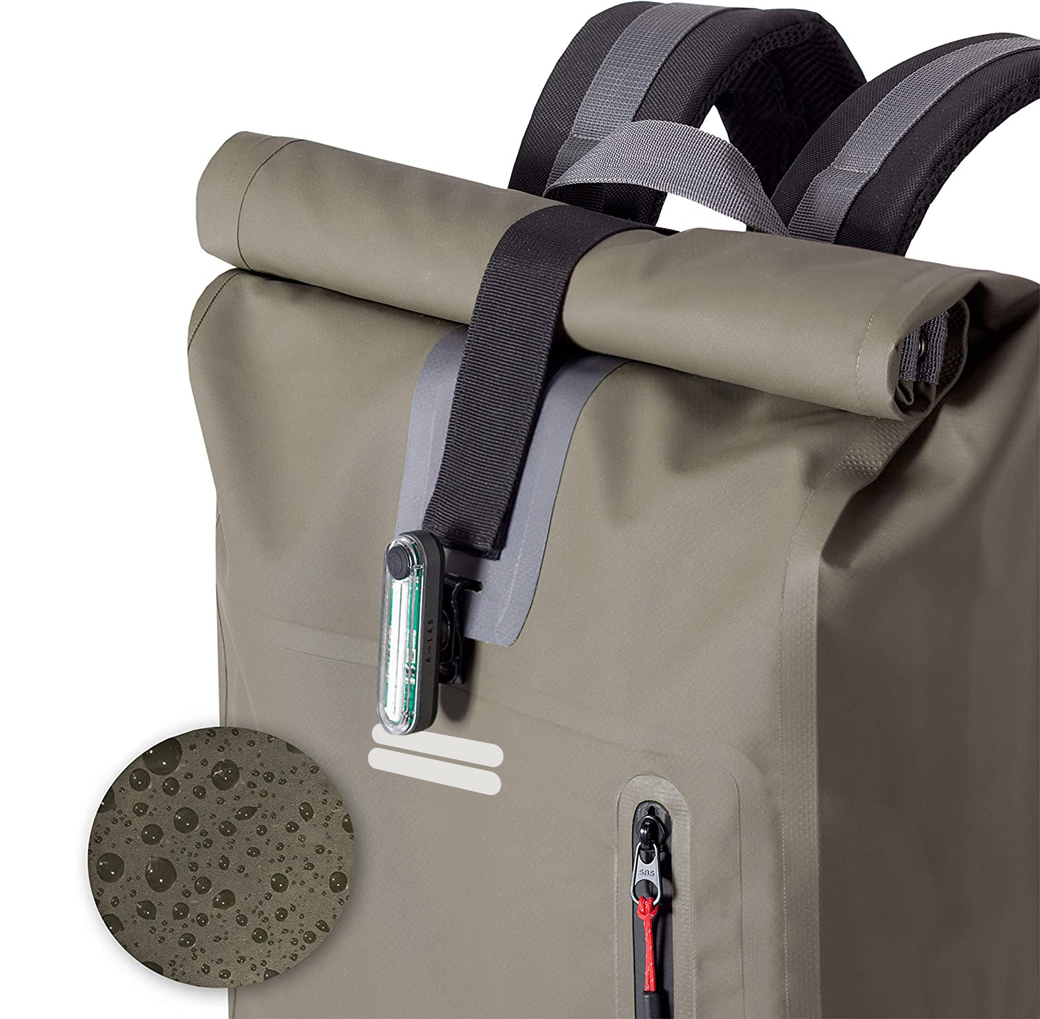 Outdoor Waterproof 35l Dry Backpack Heavy Duty Lightweight Water Sports Front Zippered Pocket Dry Bag 