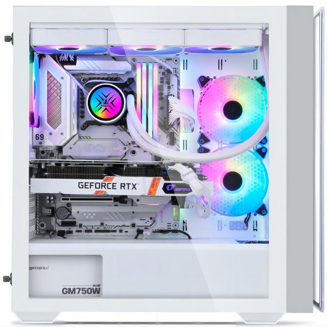 I3 12100 I5 12400 B660m 16g Ddr4 M.2 Rx580 Gaming Pc Computer With Rgb Desktops Prebuilt Accessories Wholesale Build Desktop Pc 