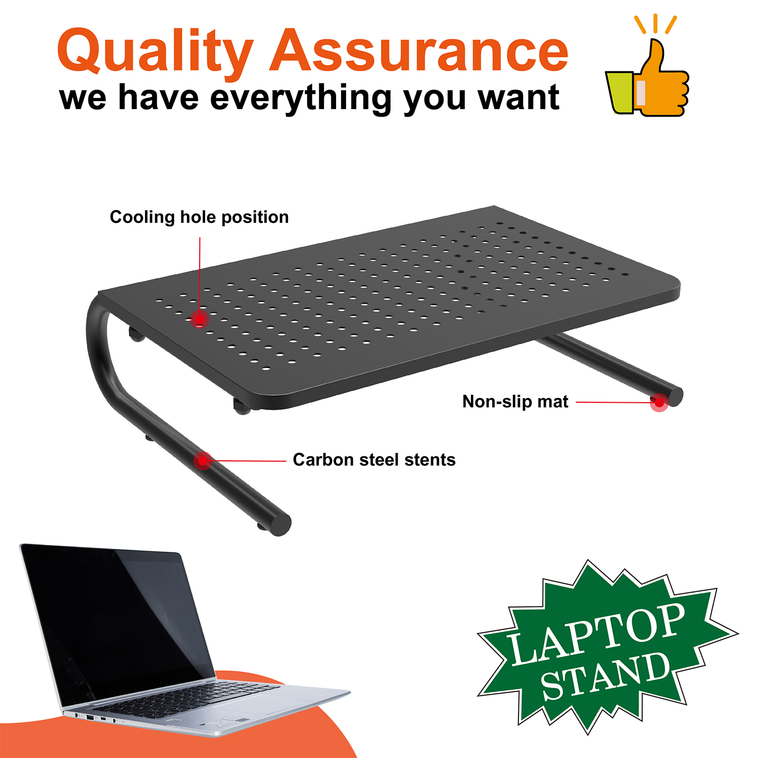 Charmount Portable Other Computer Accessories Aluminum Ergonomic Monitor Stand 