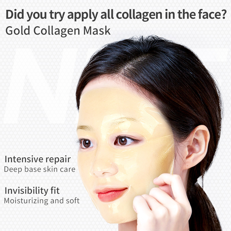 Free Samples Bulk Beauty Supplies Skin Care Products Private Label Deep Moisturizer Sheet Custom Black Collagen Facial Mask 