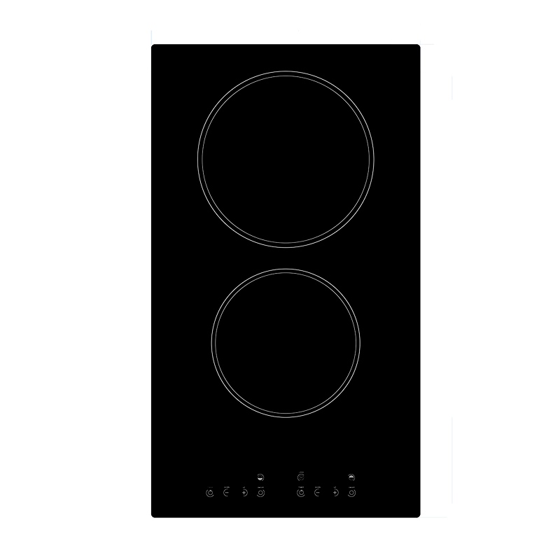 Ceramic Hob 2 Burner 3000w Touch Control Built In Home Appliances Kitchen Electronic Cooking Stove Hi Light Cooktop 