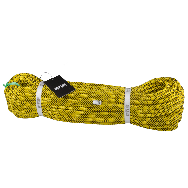 Wholesale Outdoor Climbing Rope Braided Camping Escape Safety Rope Mountain Dynamic Climbing Rope 
