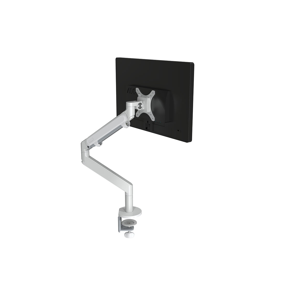 Sliver Multifunctional Desktop Lcd Universal Rotating Telescopic Single Computer Monitor Arm 