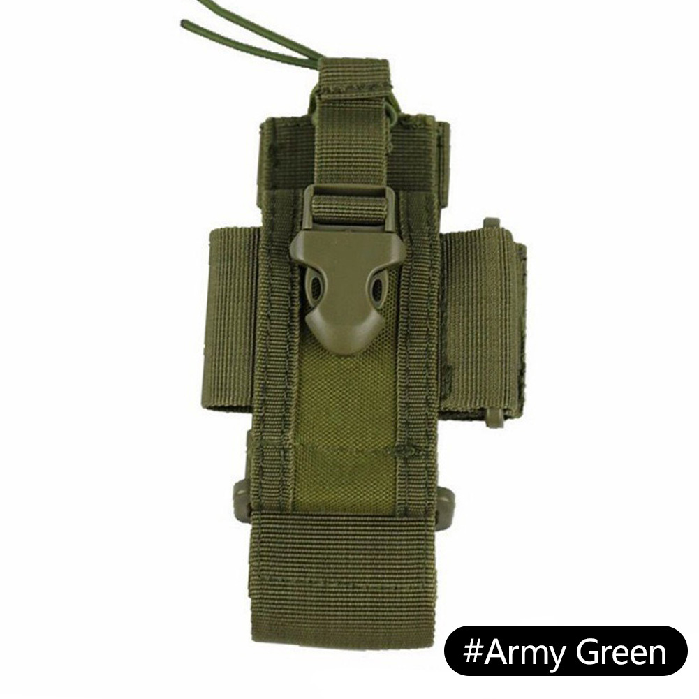 Adjustable Molle Radio Pouch Tactical Interphone Holder For Vest And Duty Belt For Outdoor Camping &amp; Hiking Use 
