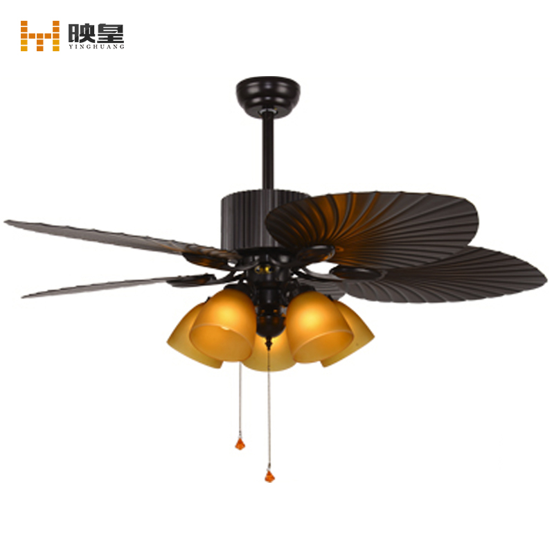 52 Inch Home Appliances Remote Control Hotel Classic Decorative Ceiling Fan With Light 