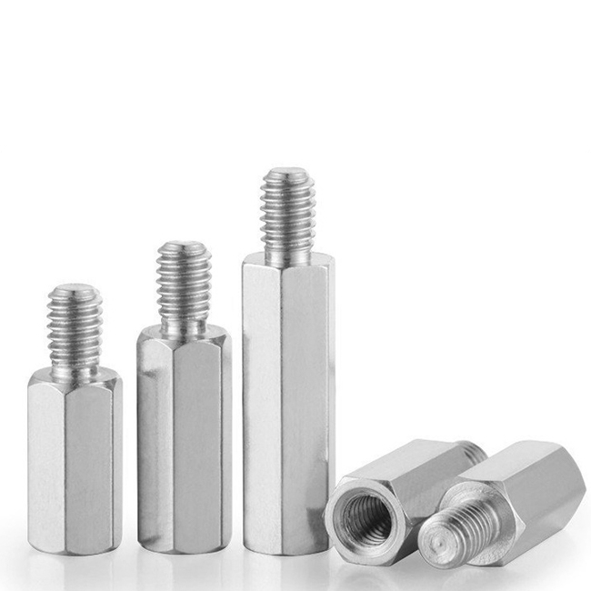 Stainless Steel Hexagon Screw Column M3*15+6 / Computer Metal Hardware And Accessories --hexagon Screw Column / Customizable 