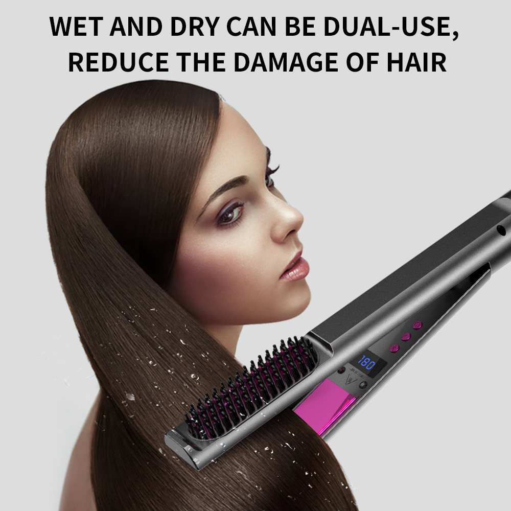 Ldy Home Appliances Beauty And Personal Care Appliance Customized Mini Hair Straightener Brushes Custom Colors 