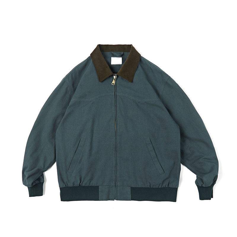 Men's Fashion Casual Windbreaker Bomber Jackets Coat Autumn Waterproof American Vintage Factory Customized Oxford Cloth Jacket