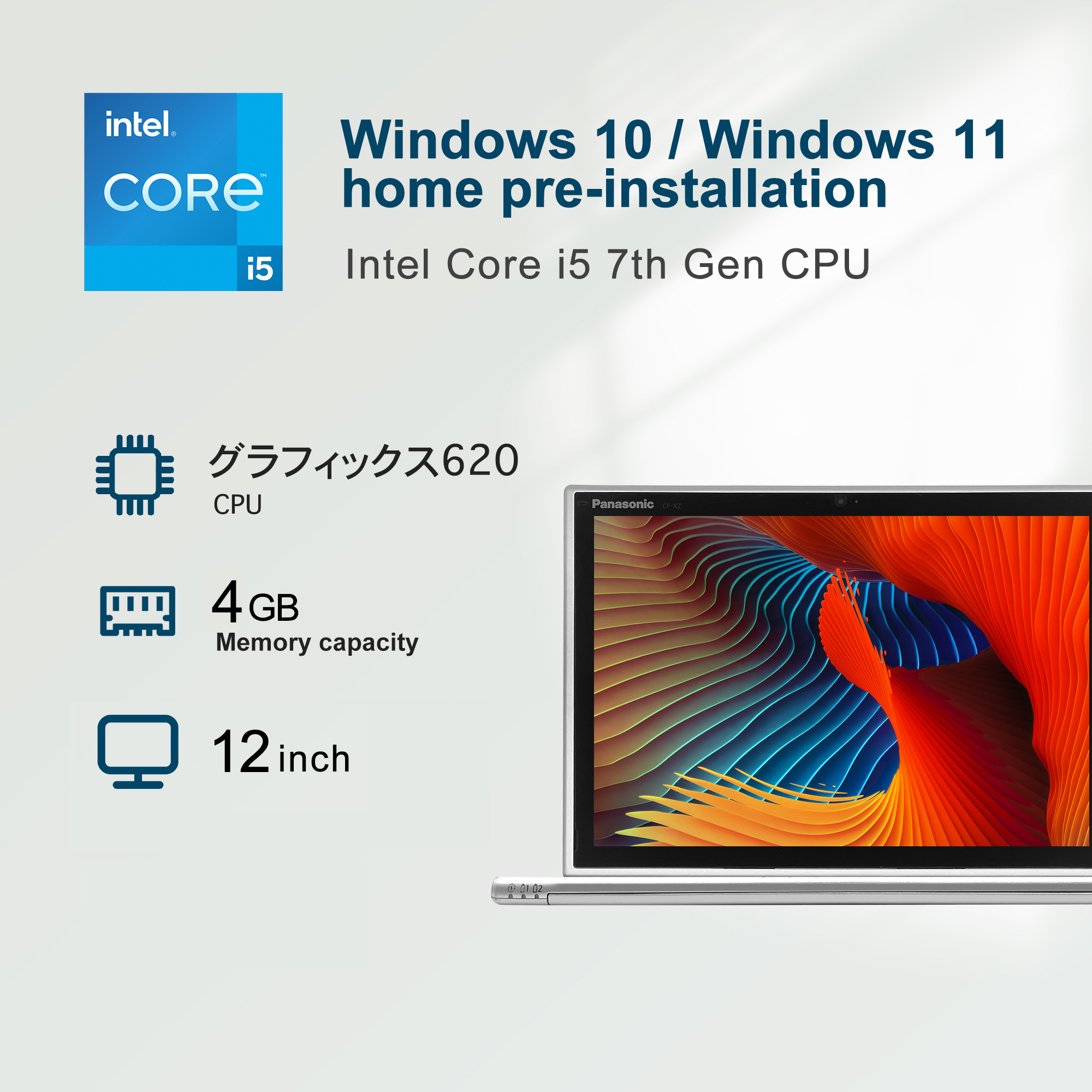 Laptop Computer Refurbished Core I5 7th Used Win Old Laptop Low Price 12inch Second Hand Notebook Computer Laptop 