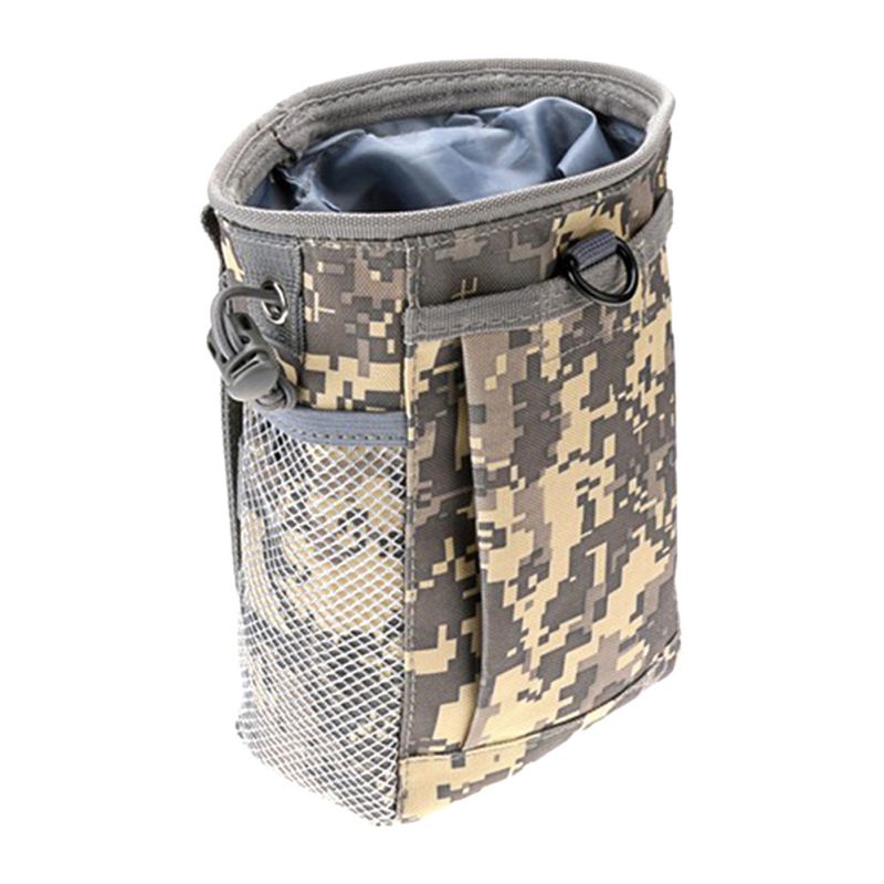 Drawstring Magazine Dump Pouch Adjustable Utility Belt Fanny Hip Holster Bag Outdoor Ammo Pouch 