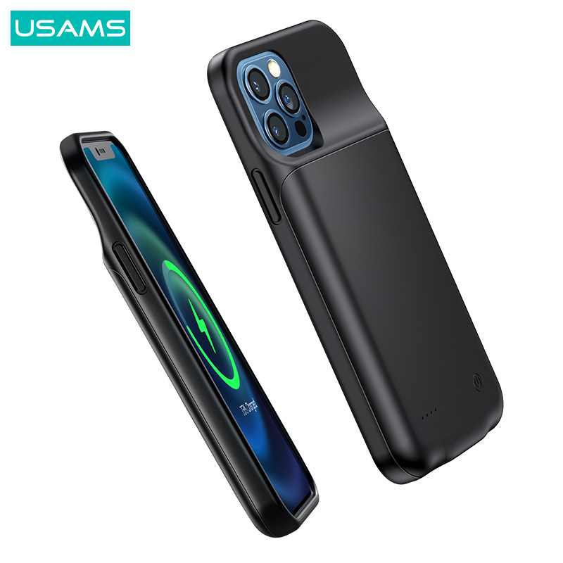 Usams 2500mah Slim Portable Rechargeable Battery Pack Charging Case For Iphone 12 Series 