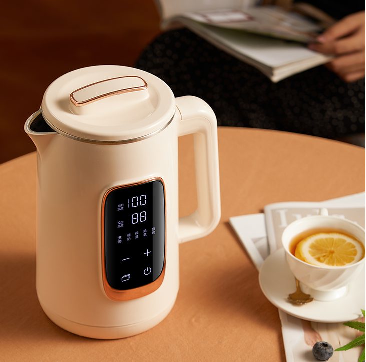 Hot Sales1.5l Capacity 304 Stainless Steel Inner Pot Double Shell Touch Screen For Home Appliances Electric Kettle 