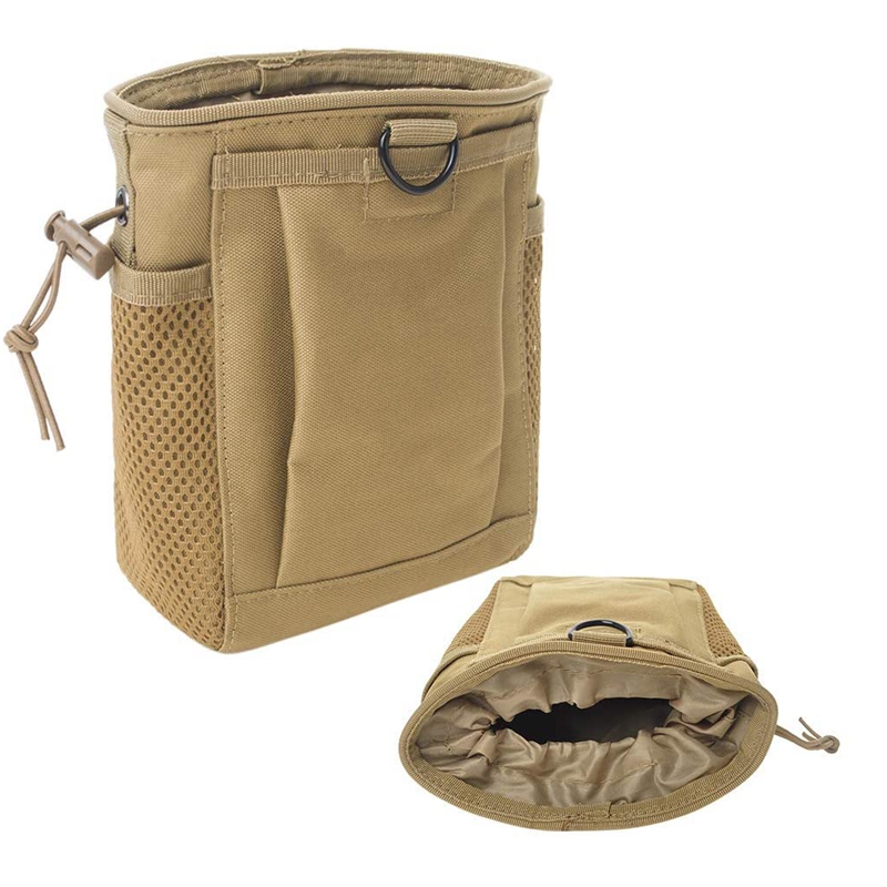 Drawstring Magazine Dump Pouch Adjustable Utility Belt Fanny Hip Holster Bag Outdoor Ammo Pouch 
